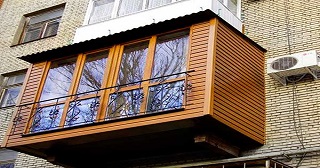 Внешняя отделка балкона Белорецк цена от 1017 руб. м/2.