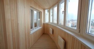 Внутренняя отделка лоджии Белорецк, цена от 204 руб. м2